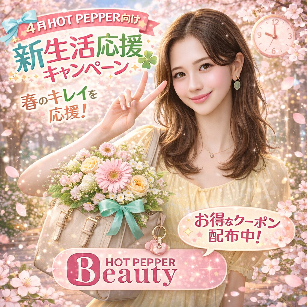 🌸 4月 上野・SPA|新生活応援キャンペーン＆スタッフ出勤シフトお知らせ 🌸